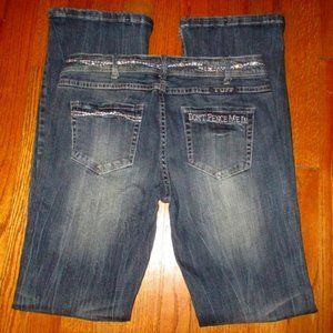 COWGIRL TUFF DFMI Wired Mid Boot Jeans Sz 30x33